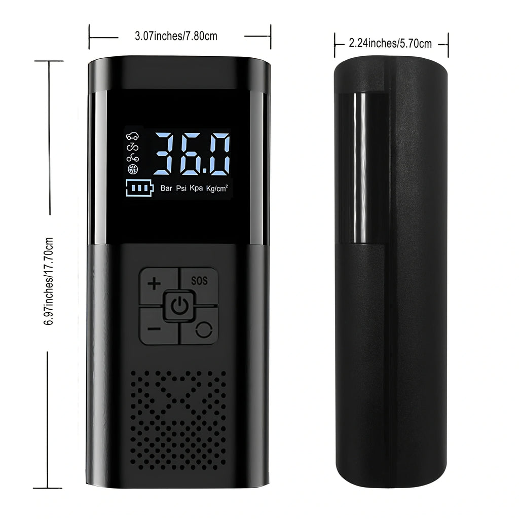 Vellora AirPro™ Portable Tire Inflator