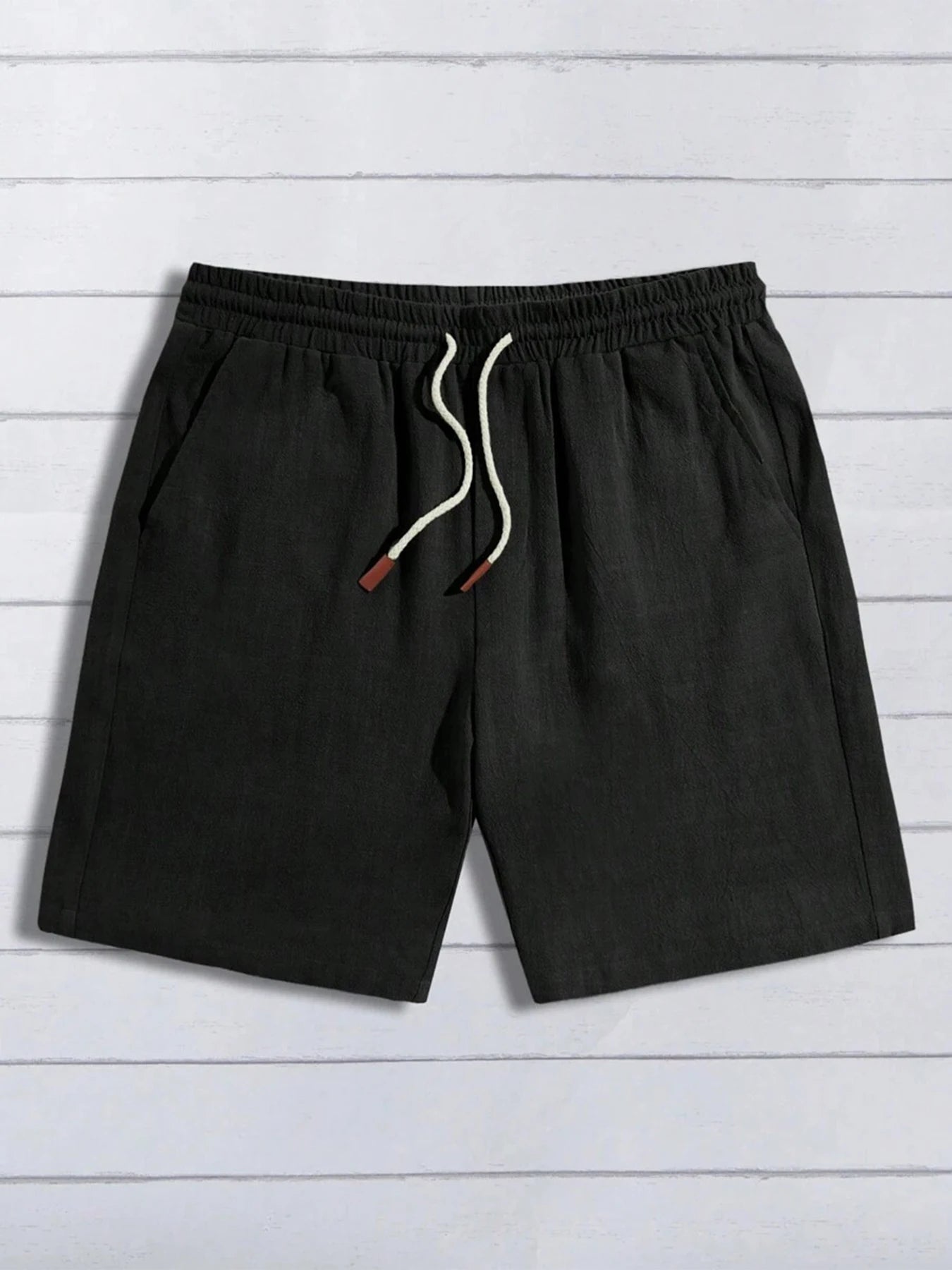Essentielle Shorts aus Baumwoll-Leinen.