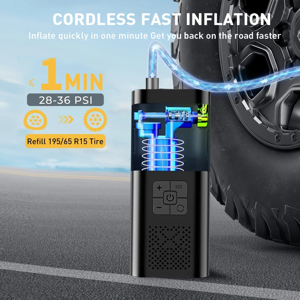 Vellora AirPro™ Portable Tire Inflator