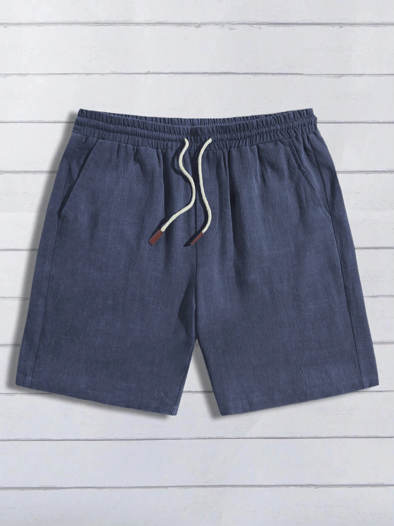 Essentielle Shorts aus Baumwoll-Leinen.